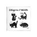 Stupell Industries Categories of Moods Funny Cats - Graphic Art Wood in Brown | 12 H x 12 W x 0.5 D in | Wayfair au-339_wd_12x12