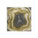 Stupell Industries Agate Gold & Grey Crystal Wall Plaque Art By Danielle Carson in Gray/Yellow | 12 H x 12 W x 0.5 D in | Wayfair au-060_wd_12x12