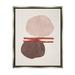 Stupell Industries Abstract Round Shapes Contemporary Floater Canvas Wall Art By Nina Blue in Brown/Pink | 21 H x 17 W x 1.7 D in | Wayfair