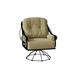 Woodard Derby Outdoor Rocking Chair in Gray/Black | 41.25 H x 35.5 W x 34.75 D in | Wayfair 4T0077-92-09H