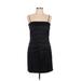 Kensie Casual Dress - Sheath Square Sleeveless: Black Print Dresses - Women's Size 10