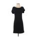 Lou & Grey Casual Dress - Sheath: Black Solid Dresses - Women's Size X-Small