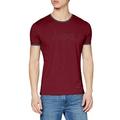 JEEP Unisex gepolsterter Stickerei (Custom Fit) T-Shirt, Bordeaux, L