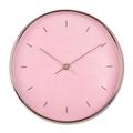 Or Rose Horloge murale Shabby Chic Ø25cm filles Horloges murales or rose silencieux sans tic-tac