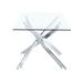 Glass Star Table (square) - 29.5"H x 63"W x 31.5"D