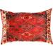 Canvello Decorative Velvet Throw Pillow - 16'' X 24" - Red - 16'' X 24''