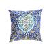 Canvello Tile Design Velvet Pillow - 16' X 16' - Blue - 16' x 16'