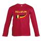 Supportershop T-Shirt Belgien Rot L/S Kinder Fußball 10 Jahre rot