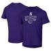 Men's Under Armour Purple Northwestern Wildcats Volleyball Icon Raglan Performance T-Shirt