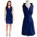 J. Crew Dresses | Jcrew Ruffle Satin Dress | Color: Blue | Size: 10