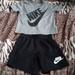 Nike Matching Sets | Nike Set Boys Size 4t Xs Gray With Black Shorts | Color: Black/Gray | Size: 4tb