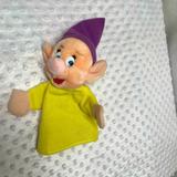 Disney Toys | Disney Snow White & 7 Dwarves Dwarfs 10" Tall Dopey Hand Puppet | Color: Purple/Yellow | Size: 10