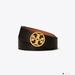 Tory Burch Accessories | 1.5" Miller Reversible Belt (Silver Buckle) | Color: Black/Brown | Size: Xs