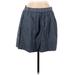 Gap Casual A-Line Skirt Mini: Blue Polka Dots Bottoms - Women's Size Medium