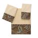 Avanti Linens Bradford 3 Piece 100% Cotton Towel Set in Brown | Wayfair 01789X-3PCST LIN