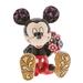 enesco Traditions Mini Mickey w/ flowers Figurine Resin in Black/Blue/White | 2.75 H x 2.25 W x 2.25 D in | Wayfair 4054284