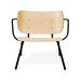 Lounge Chair - Gus* Modern Bantam Lounge Chair Metal in Gray | 27.5 H x 28 W x 27.5 D in | Wayfair ECLCBANT-bp-ashblo