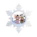 The Holiday Aisle® Personalized NTT Cartoon Snowflake Oral Hygenist Christmas Holiday Shaped Ornament Plastic in Brown/Pink | Wayfair