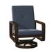 Woodard Vale Swivel Outdoor Rocking Chair w/ Cushions in Gray | Wayfair 7D0472-48-20T