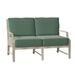 Woodard Seal Cove 51.75" Wide Loveseat w/ Cushions Metal/Sunbrella® Fabric Included in Gray | Outdoor Furniture | Wayfair 1X0419-70-79Y