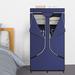 Rebrilliant Lusilla Armoire Plastic/Metal in Blue | 66.14 H x 34.6 W x 17.7 D in | Wayfair 78448B666A06468595CB56C64FE70C42