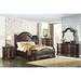 Bloomsbury Market Cindelyn -Cherry Finish Bedroom Set 3&4 Wood in Brown | 5 H x 70.5 W x 87 D in | Wayfair 040E5F8C478249E9A1BDDA6445E0CF70