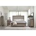 Loon Peak® 4-2_Ibbie Two-Tone-Gray Panel Bedroom Set Wood in Brown/Gray | 4.5 H x 66.75 W x 67.25 D in | Wayfair 977C79364C1A4EC9B0A0C93E409BCAD4