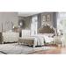Rosdorf Park 5-1_Ronalda Champagne Upholstered Sleigh Bedroom Set Upholstered in Brown | 7 H x 83.5 W x 84 D in | Wayfair
