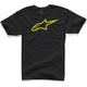 Alpinestars Ageless Classic T-Shirt, black-yellow, Size 2XL