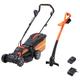 Yard Force 20V 4.0Ah 33cm Cordless Lawnmower & 25cm 20V 4.0Ah Grass Trimmer