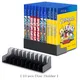 Boîte de rangement pour cartes de jeu PS5 support universel pour 10 disques CD pour Playstation 5