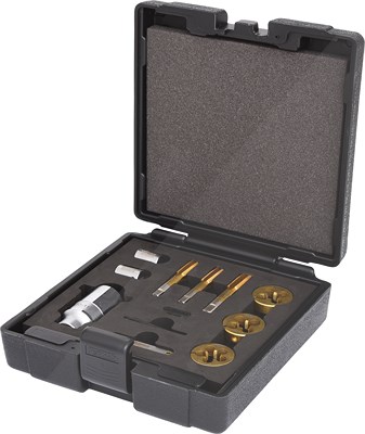 Ks Tools 3/8 Gewindeschneid-Satz für Radmuttern- und Schrauben, 11-tlg [Hersteller-Nr. 150.1420] Image
