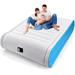 Valwix 85 x 39 x 17 ft Twin Air Mattress with Built-in Pump & Pillow Inflatable Mattress for Home & Travel 660 LBS Capacity
