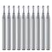 1/8 inch Shank Single Flute (O Flute) Up Cut Spiral Router Bits End Mill Cutter 0.06 inch Cutting Diameter 0.24 inch Cutting Length 1-1/2 OVL for Acrylic PVC MDF Plastic