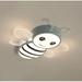 Creative LED Ceiling Light for Kids Bedroom Dimmable LED Semi Flush Mount Ceiling Light Fixture Modern LED Ceiling Lamp Cute Close to Ceiling Light Fixtures for Girls Boys Baby Bedroom