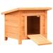 Carevas Cat House Solid Pine & Fir Wood 19.7 x18.1 x17.1