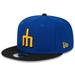 Youth New Era Royal/Black Seattle Mariners 2023 City Connect 9FIFTY Snapback Adjustable Hat