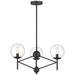 Minka Lavery Auresa 3-light Coal Globe Pendant Light with Glass Shades