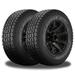 Pair of 2 Yokohama Geolandar A/T G015 OWL 235/80R17 120/117R Tires 110101637 / 235/80/17 / 2358017 Fits: 2011-18 Chevrolet Silverado 3500 HD LTZ 2011-13 Ram 3500 Laramie Longhorn