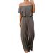 Women s Jumpsuits Rompers & Overalls Summer And Spring One Line Shoulder Fashion Temperament Off The Shoulder Jumpers for Women