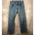 Levi's Jeans | Levis 501 Button Fly Jeans Mens 32 X 32 Straight Leg Medium Wash Blue Denim | Color: Blue | Size: 32