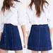 Madewell Skirts | Hp Madewell Denim A-Line Mini Skirt Size 0 | Color: Blue | Size: 0