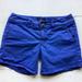 American Eagle Outfitters Shorts | American Eagle Outfitters Aeo Blue Midi Stretch Chino Shorts 00 | Color: Blue | Size: 00