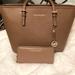 Michael Kors Bags | Michael Kors Tote And Michael Kors Matching Wallet. Brown, Nwot, Used Once | Color: Brown/Gold | Size: Os