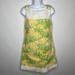 Lilly Pulitzer Dresses | Lilly Pulitzer Yellow Green Pineapple Print Woven Cotton Shift Dress | Color: Green/Yellow | Size: 6