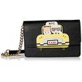 KARL LAGERFELD Women's Maybelle Flap Crossbody, Taxi Yellow, One Size