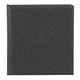 goldbuch Summertime 31 660 Photo Album, Anthracite, Photo Book 30 x 31 x 6 cm, Photo Album 100 White Pages, Picture Album Cover Linen, Photo Album Bookbound, Photo Book Black/Grey