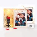 200 Pieces Personalized Custom Photos Puzzle from Your Own Picture Jigsaw Puzzle Gift for Friend,Adults Christmas Family Wedding with photo frame