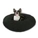 Tucker Murphy Pet™ Artrice Shaggy Doughnut Pet Bed Polyester/Recycled Materials in Black | 11 H x 39 W x 39 D in | Wayfair