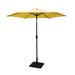 Arlmont & Co. Derex 8' 10" Market Umbrella Metal in Yellow | 94 H x 106.3 W x 106.3 D in | Wayfair 4CACC0E200734A40B7C6042126A42B60